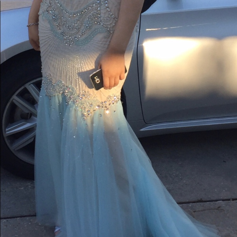 Savannah Knights/formal/mermaid/prom/dress size12